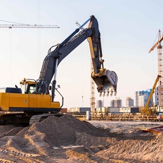 A modern building under construction